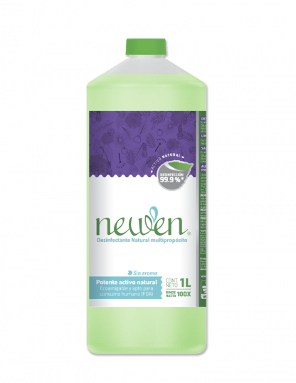 Newen Desinfectante natural multipropósito sin fragancia 1 litro